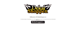 Desktop Screenshot of dekalshoppen.se